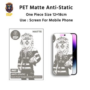 MSP - PET ANTI-STATIC - MATTE - 12×18cm