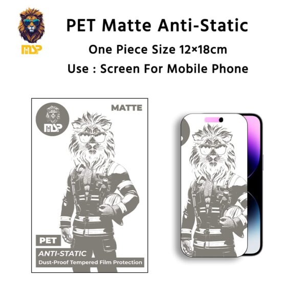 MSP - PET ANTI-STATIC - MATTE - 12×18cm