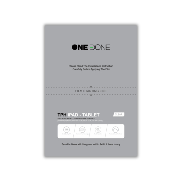ONEDONE - TPH iPAD - TABLET - CLEAR - 21×30cm
