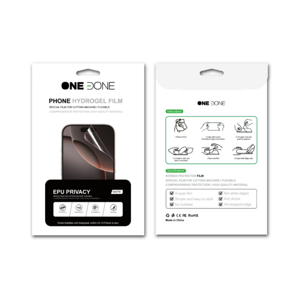 ONEDONE - EPU PRIVACY - MATTE - 12×18cm