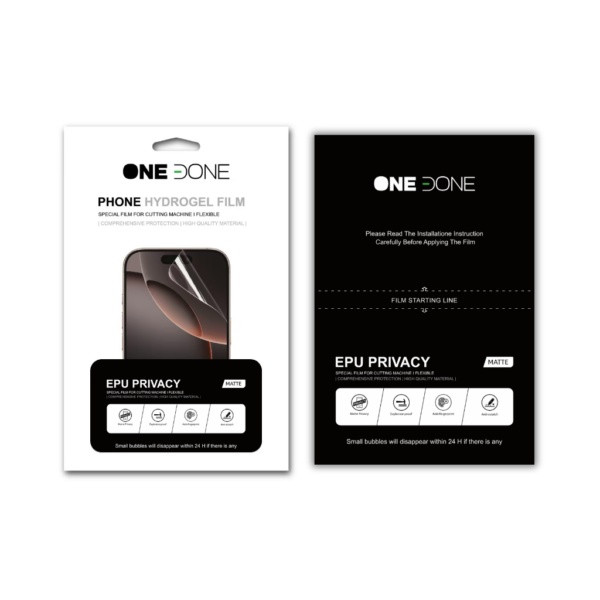 ONEDONE - EPU PRIVACY - MATTE - 12×18cm