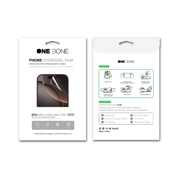 ONEDONE - EPU SELF-HEALING TOP - CLEAR - 12×18cm