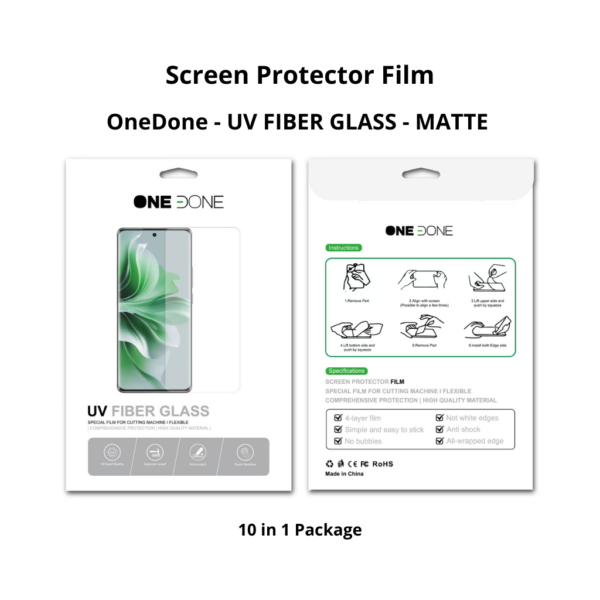 ONEDONE - UV FIBER GLASS - MATTE - 12×18cm