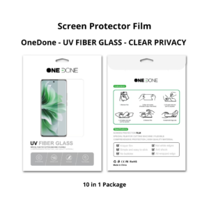 ONEDONE - UV FIBER GLASS - CLEAR PRIVACY - 12×18cm