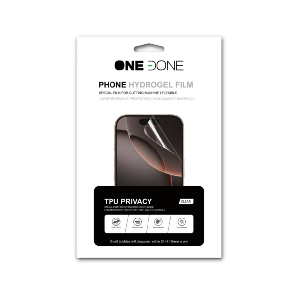 ONEDONE - TPU PRIVACY - CLEAR - 12×18cm
